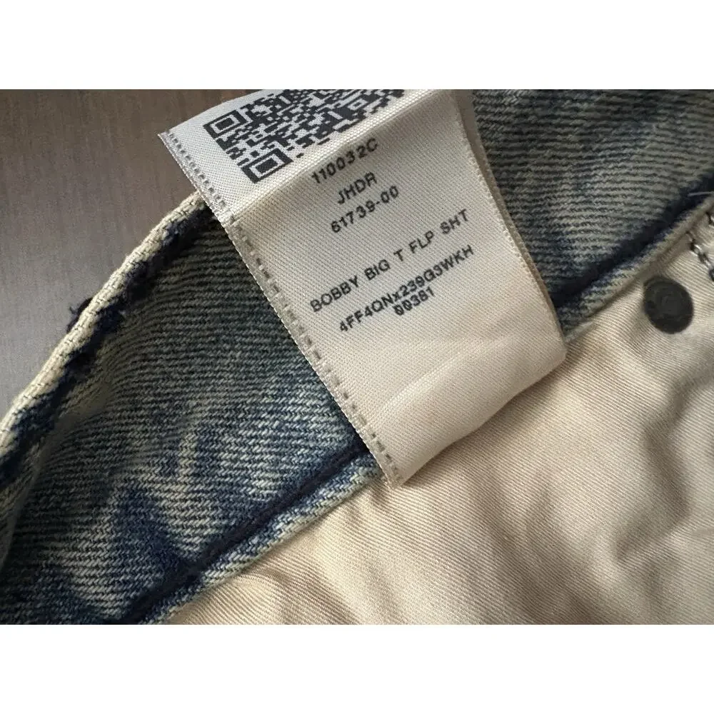 TRUE RELIGION BOBBY BIG T DISTRESSED SHORTS MENS SZ 33 $174